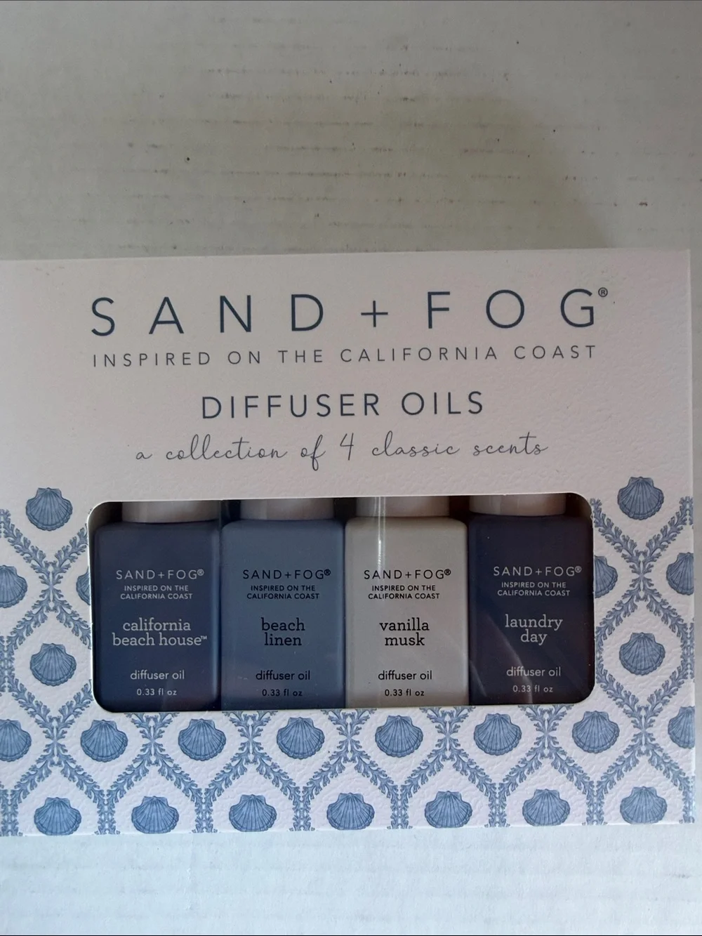 SAND+FOG Blue Diffuser Oils Set - Coastal Scent Collection
